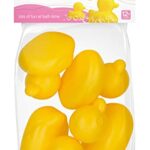 Homeshopa-Baby-Bath-Toys-4-Rubber-Bath-Duck-Toy-for-Kids-Float-and-Squeak-Mini-Small-Yellow-Bathtub-Duckies-Swimming-B0BFV7V3L9